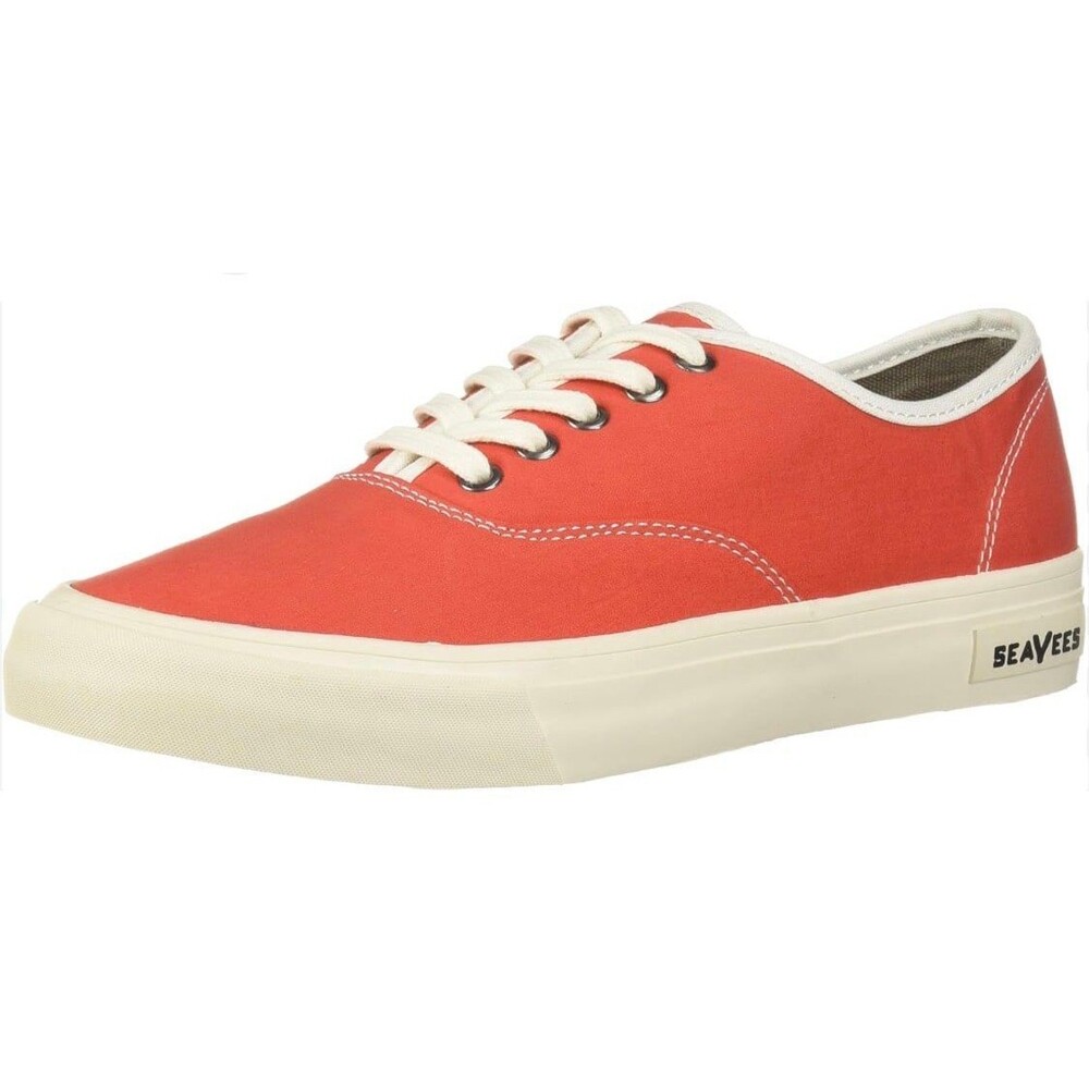 Women’s SeaVees Legend Standard Twill Sneakers Sz. 7.5 NWOB Red Poppy